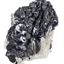 Galena (Spinel Twinned) on Quartz - image 4