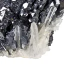 Galena (Spinel Twinned) on Quartz - image 3