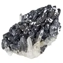 Galena (Spinel Twinned) on Quartz - image 5