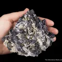 Galena (Spinel Twinned) with Quartz - image 6