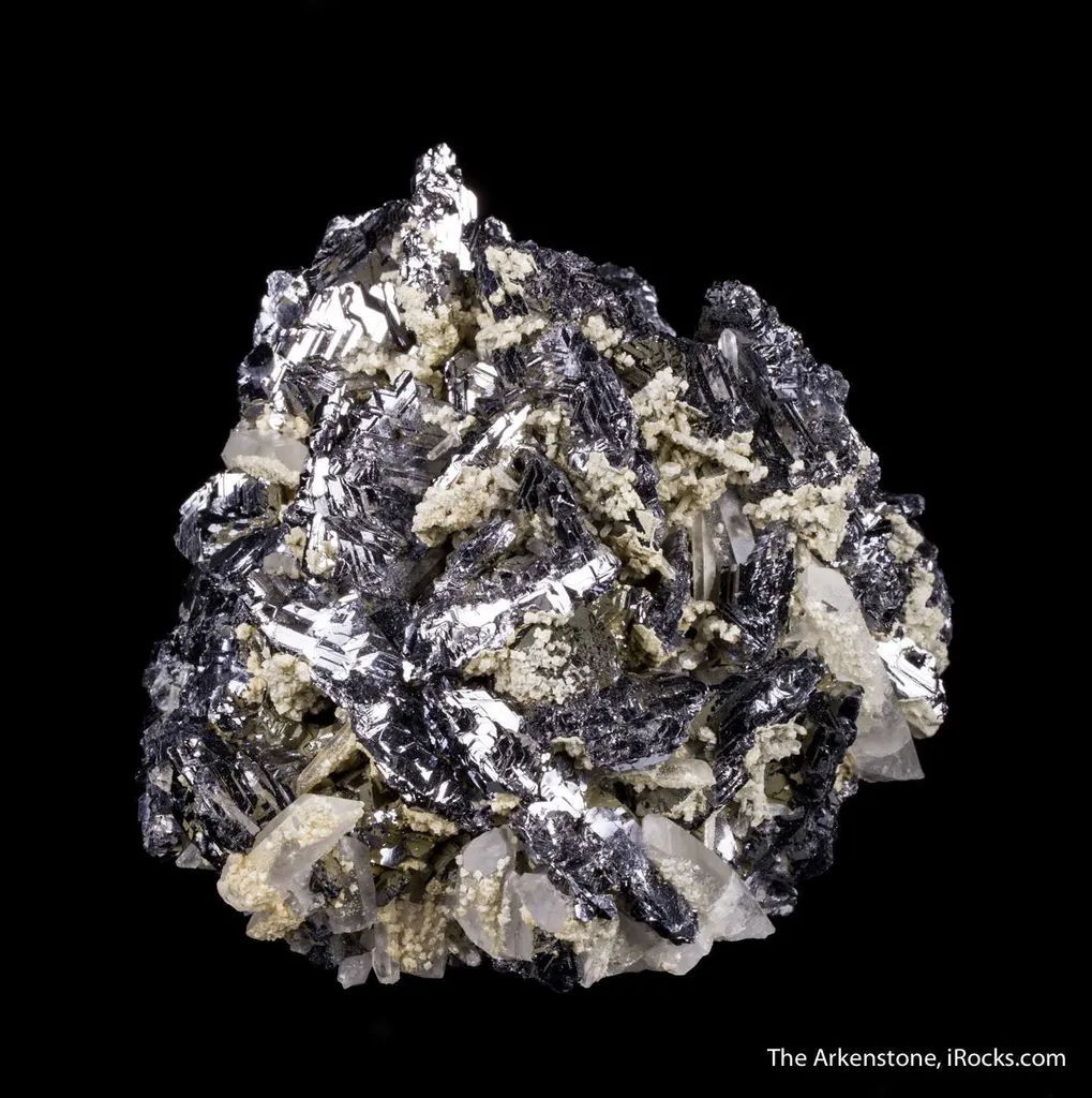 Galena (Spinel Twinned) with Quartz - image 4