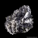 Galena (Spinel Twinned) with Quartz - image 3