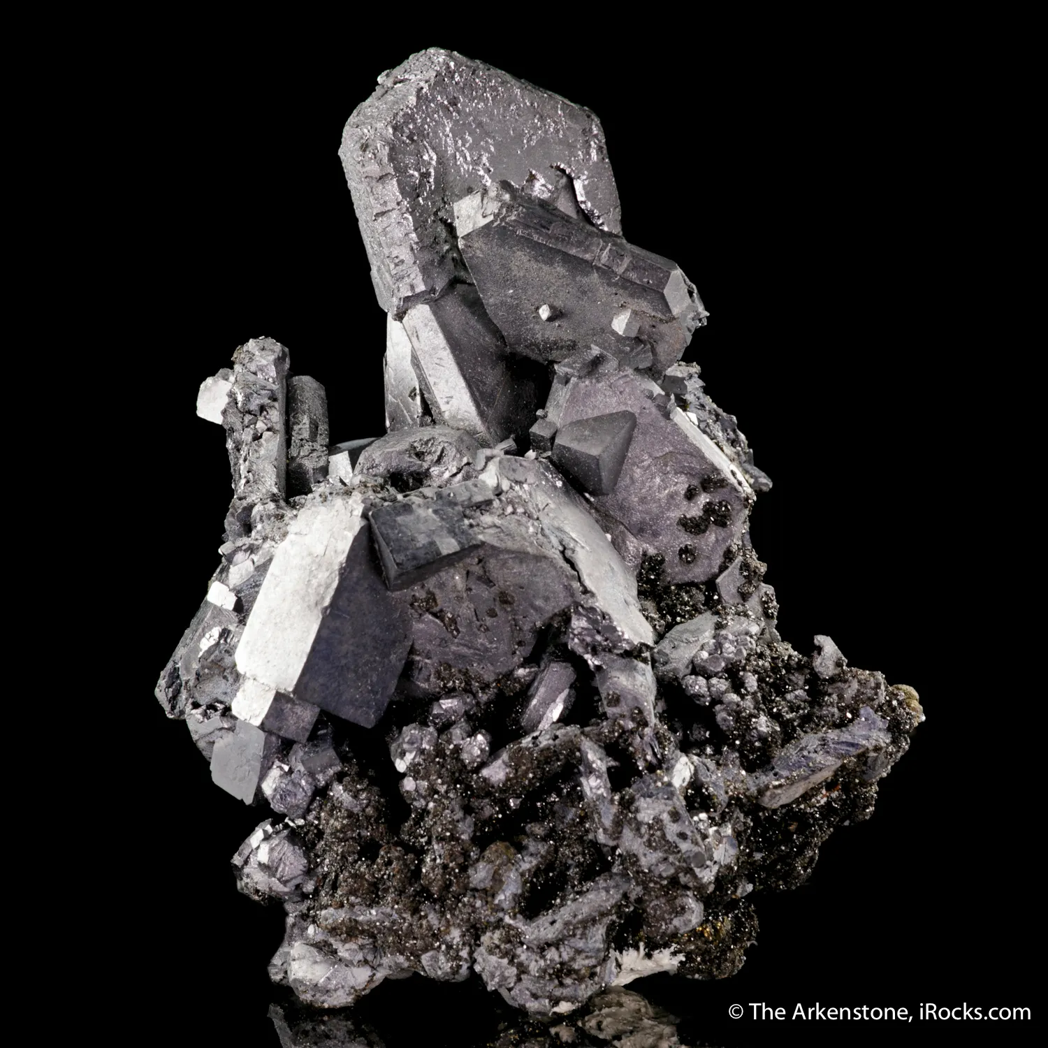 Galena (Spinel twinned) with Sphalerite - image 2