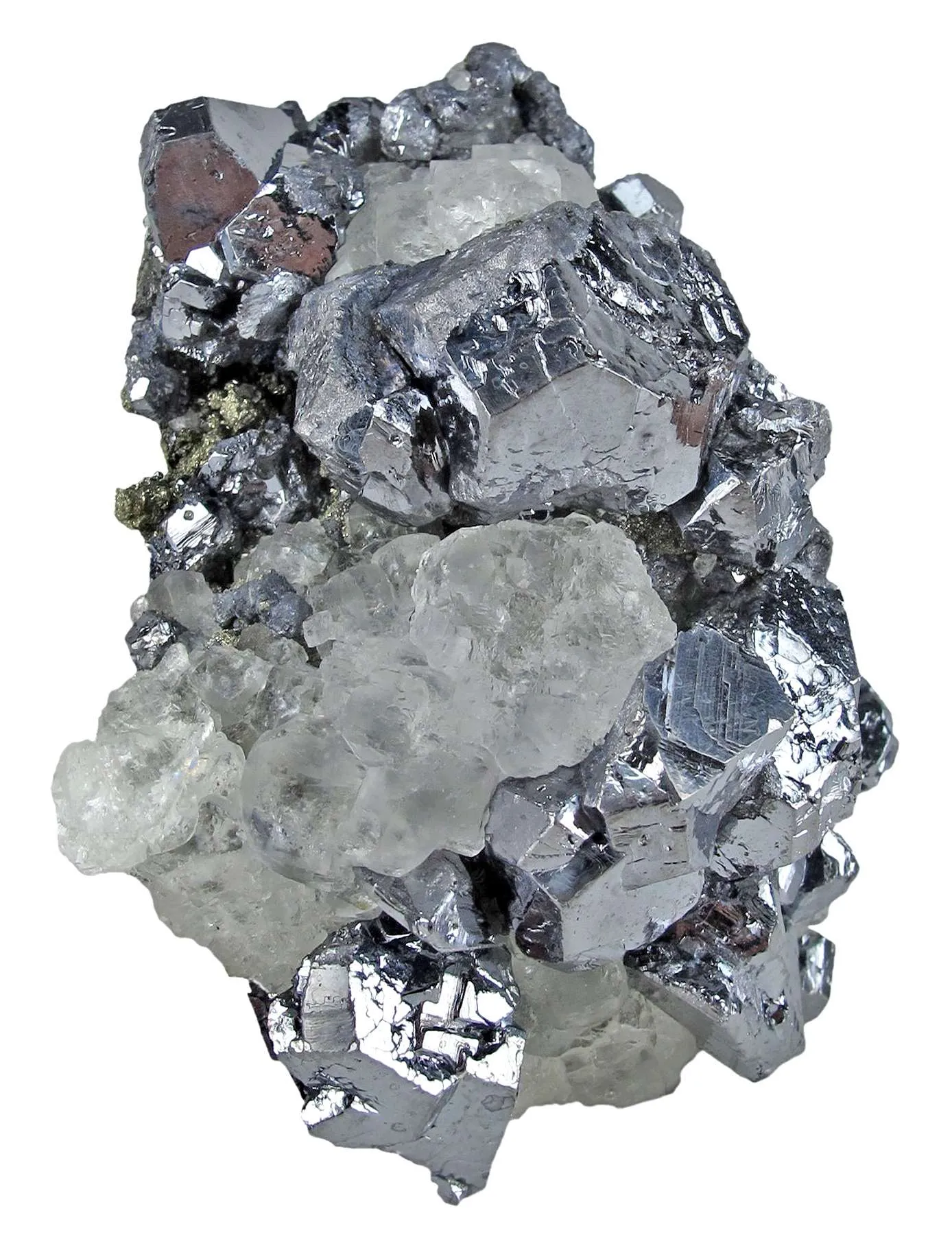 Galena (Spinel Twins) & Fluorite - image 3