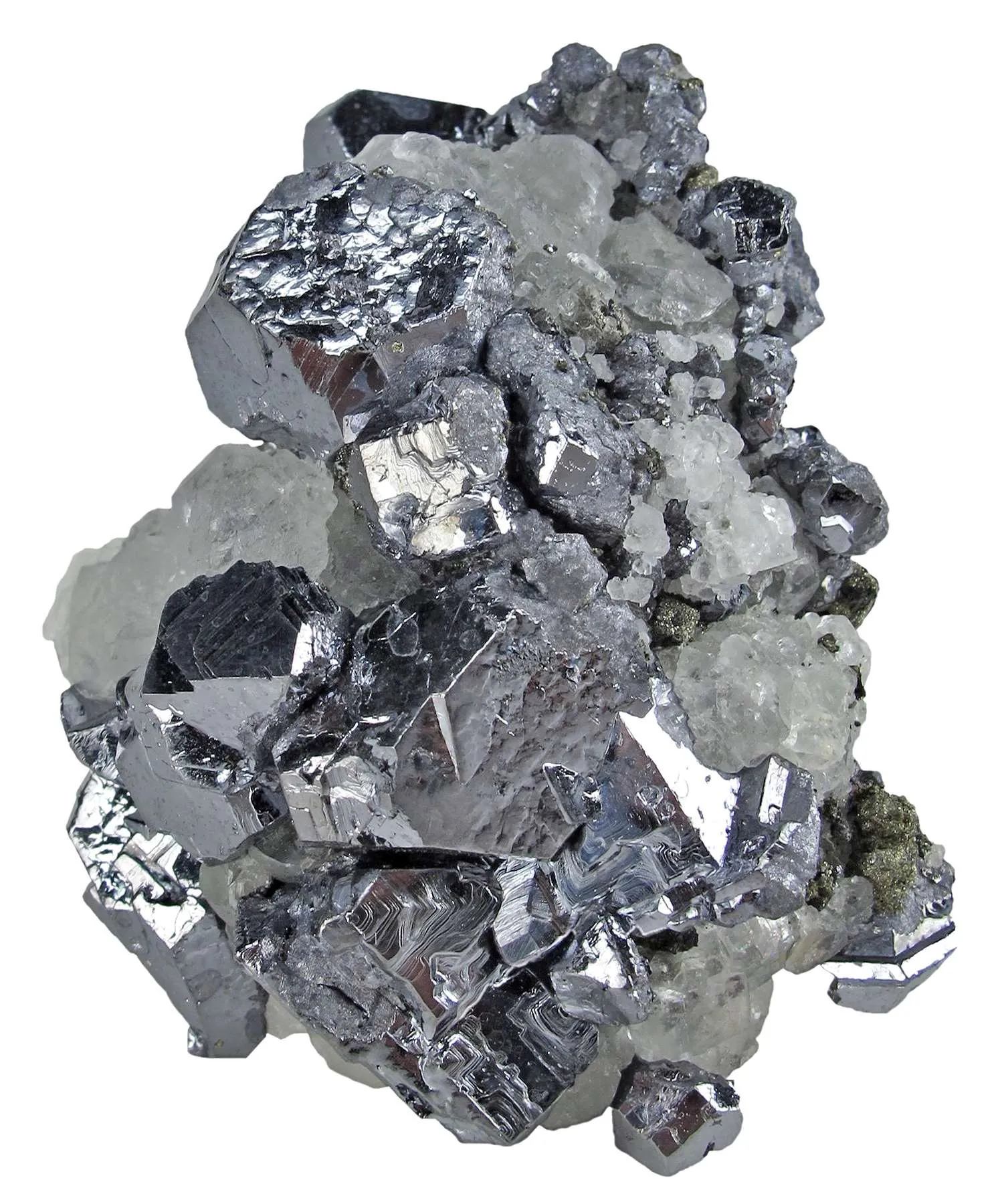 Galena (Spinel Twins) & Fluorite - image 2