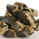 Galena (Twinned) With Quartz and Siderite - image 1