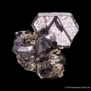 Galena (twinned) with Sphalerite and Quartz - image 4