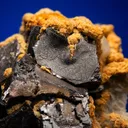 Galena with Barite and Quartz after Dolomite on Quartz - image 2