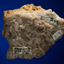 Galena with Barite and Quartz after Dolomite on Quartz - image 3