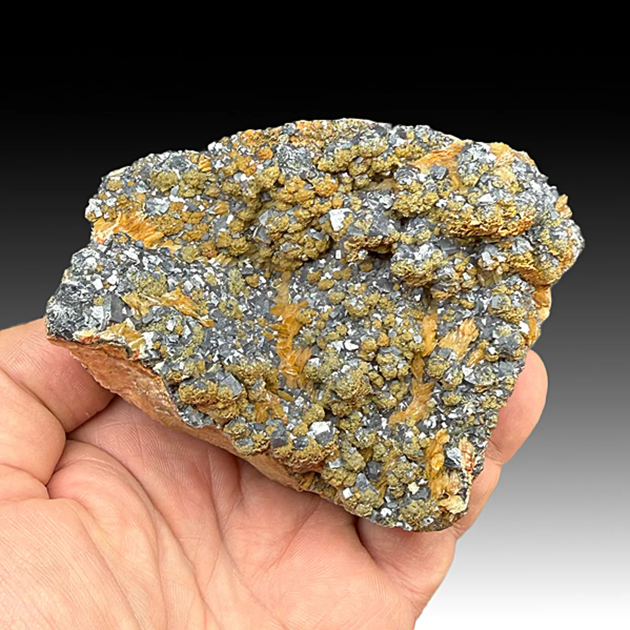 Galena with Barite, Fluorite - image 1