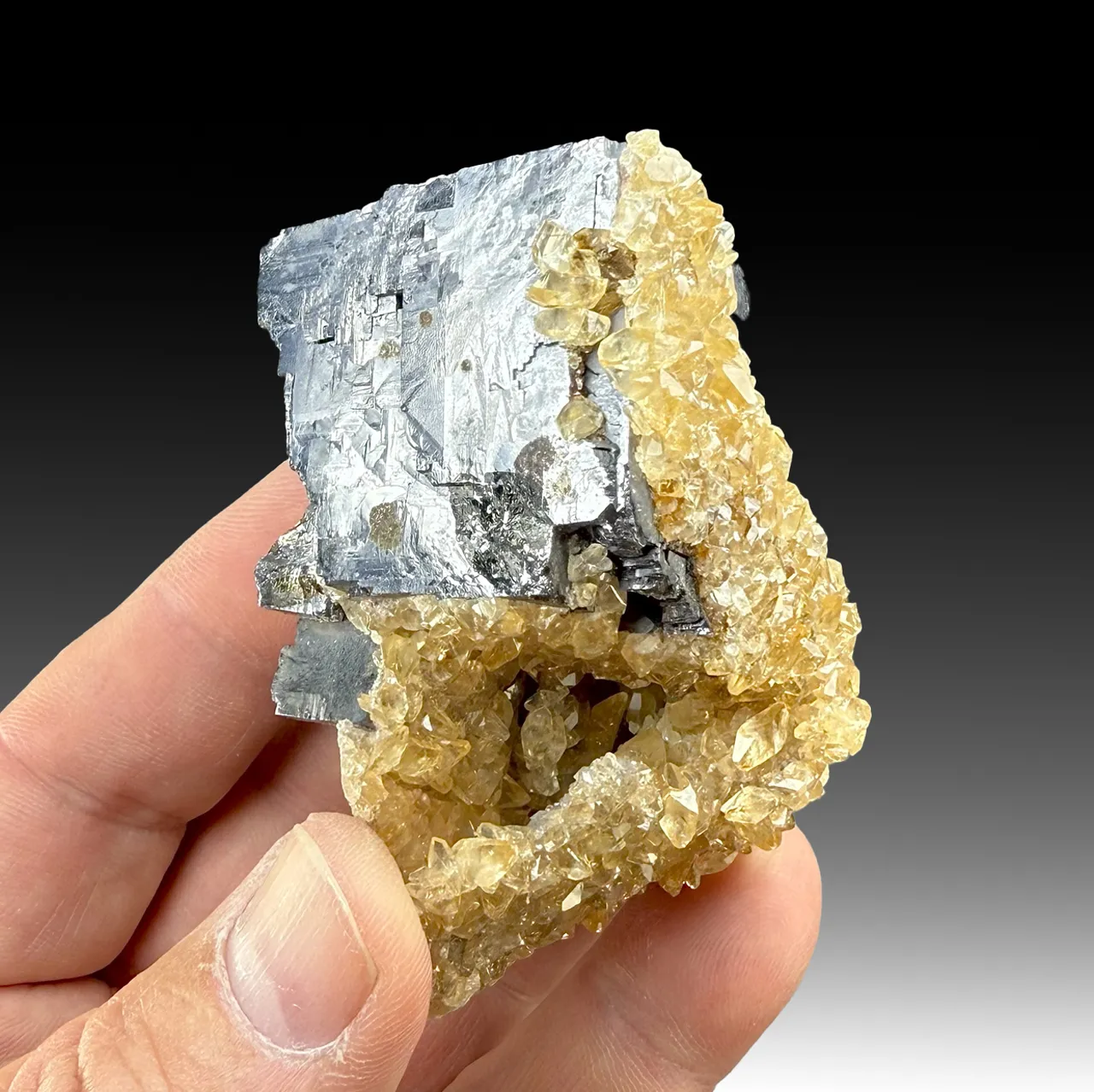 Galena with Calcite - image 1
