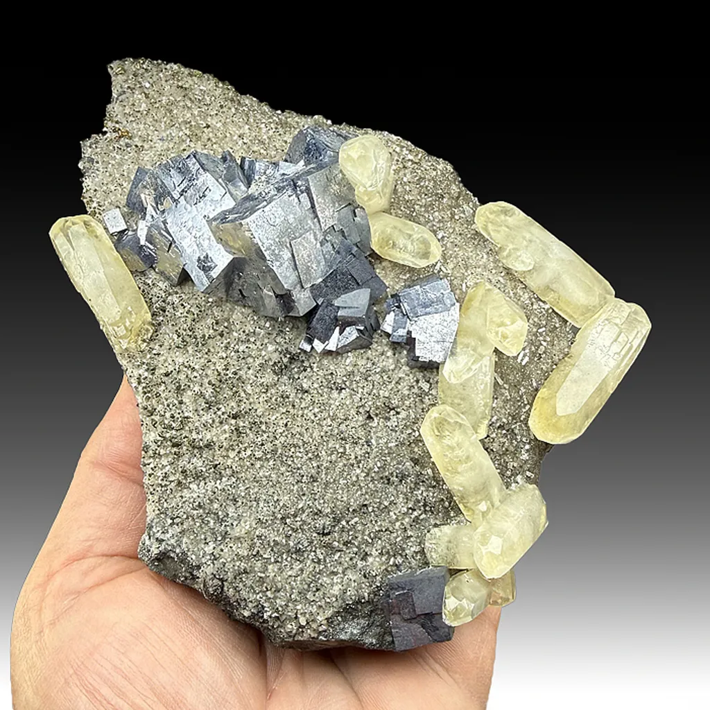 Galena with Calcite image