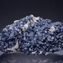 Galena with Calcite and Barite on Sphalerite - image 1