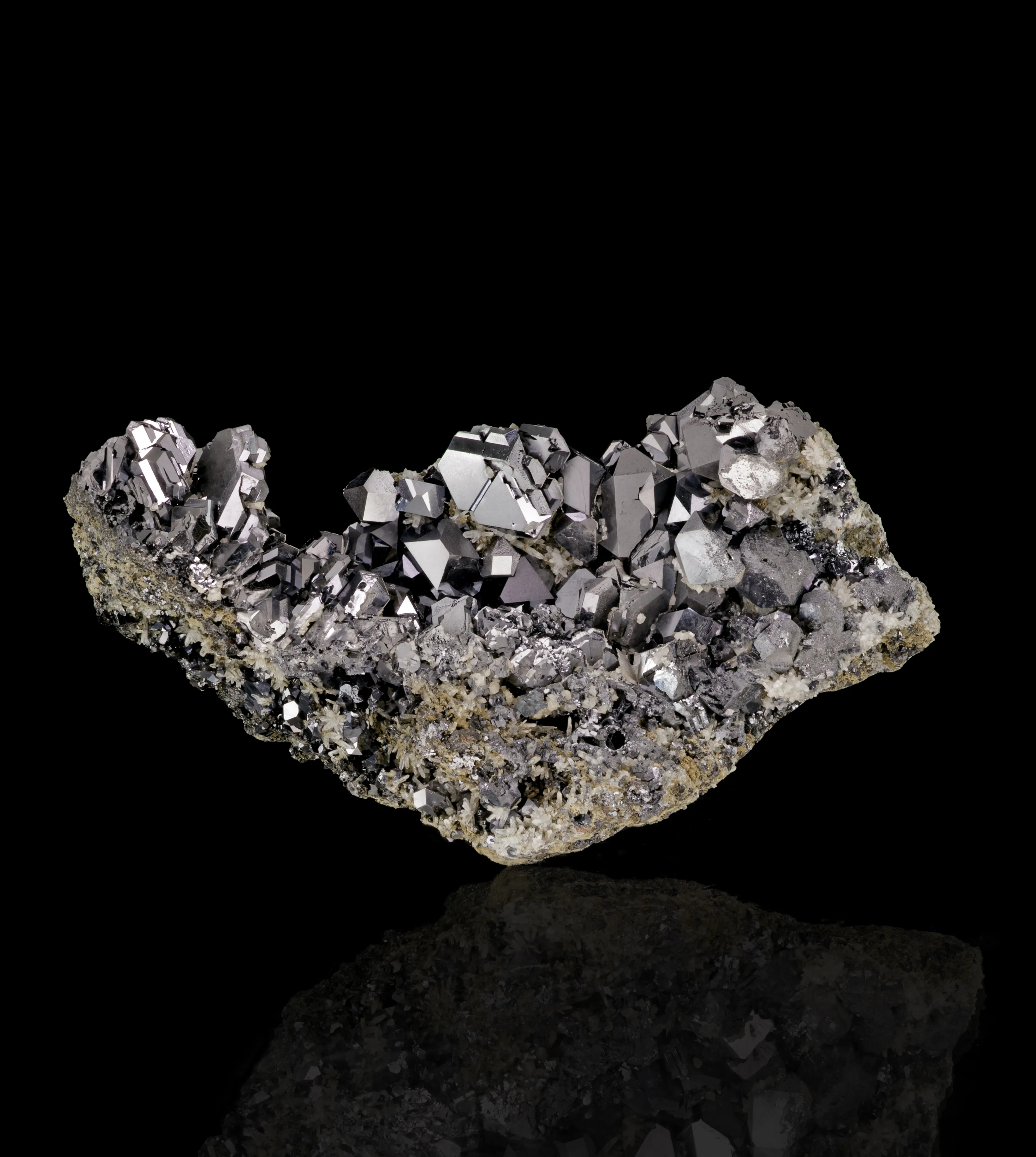 Galena with Calcite and Quartz - image 3