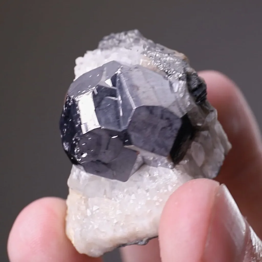 Galena with Calcite and Quartz - image 2
