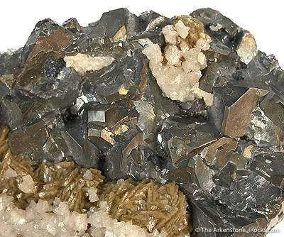 Galena With Calcite and Siderite - image 2