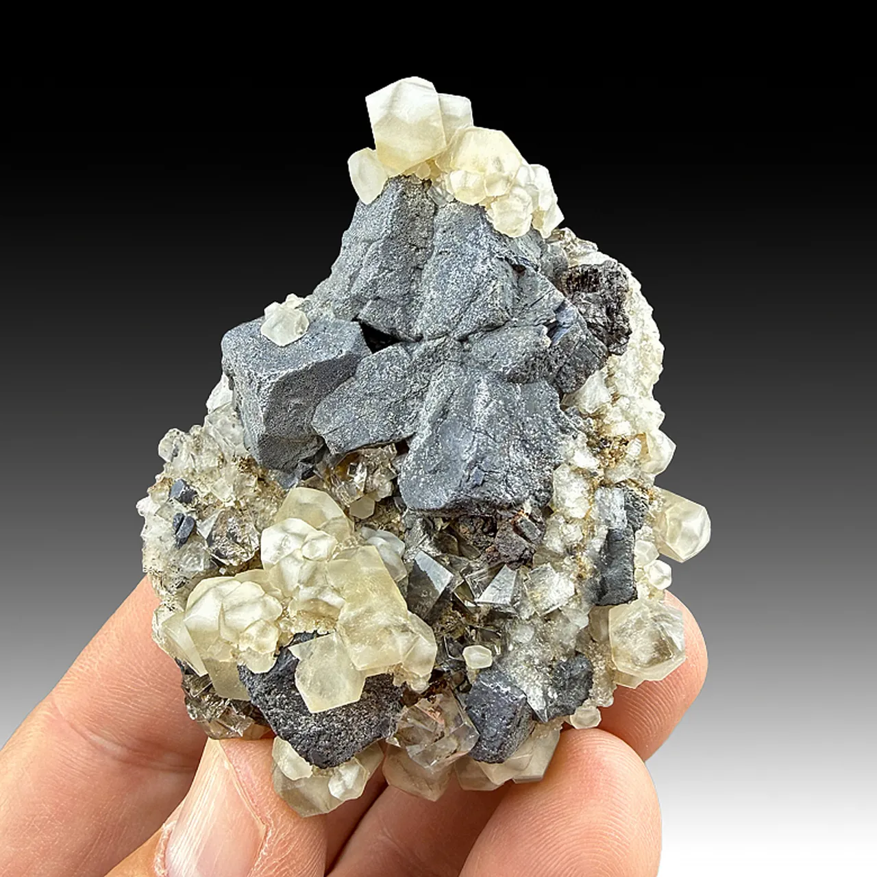 Galena with Calcite, Fluorite - image 1