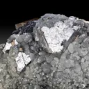 Galena with Calcite, Jamesonite - image 2