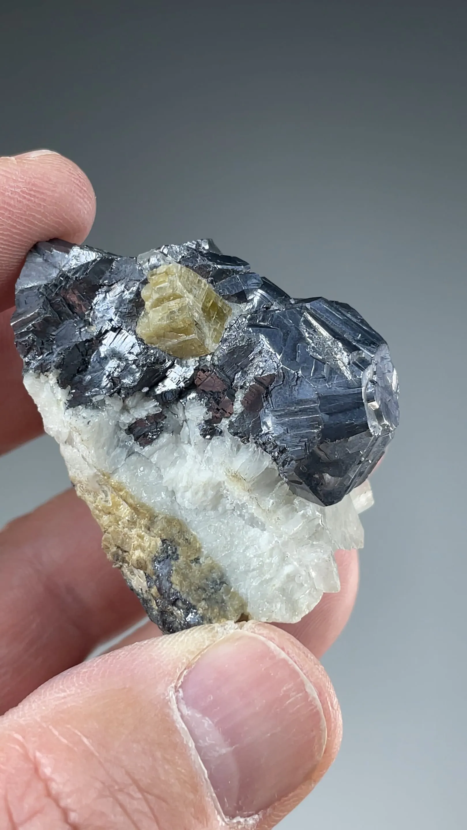 Galena with Calcite, Siderite - image 2