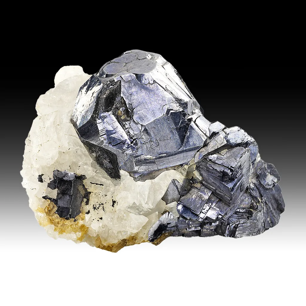 Galena with Calcite, Siderite image