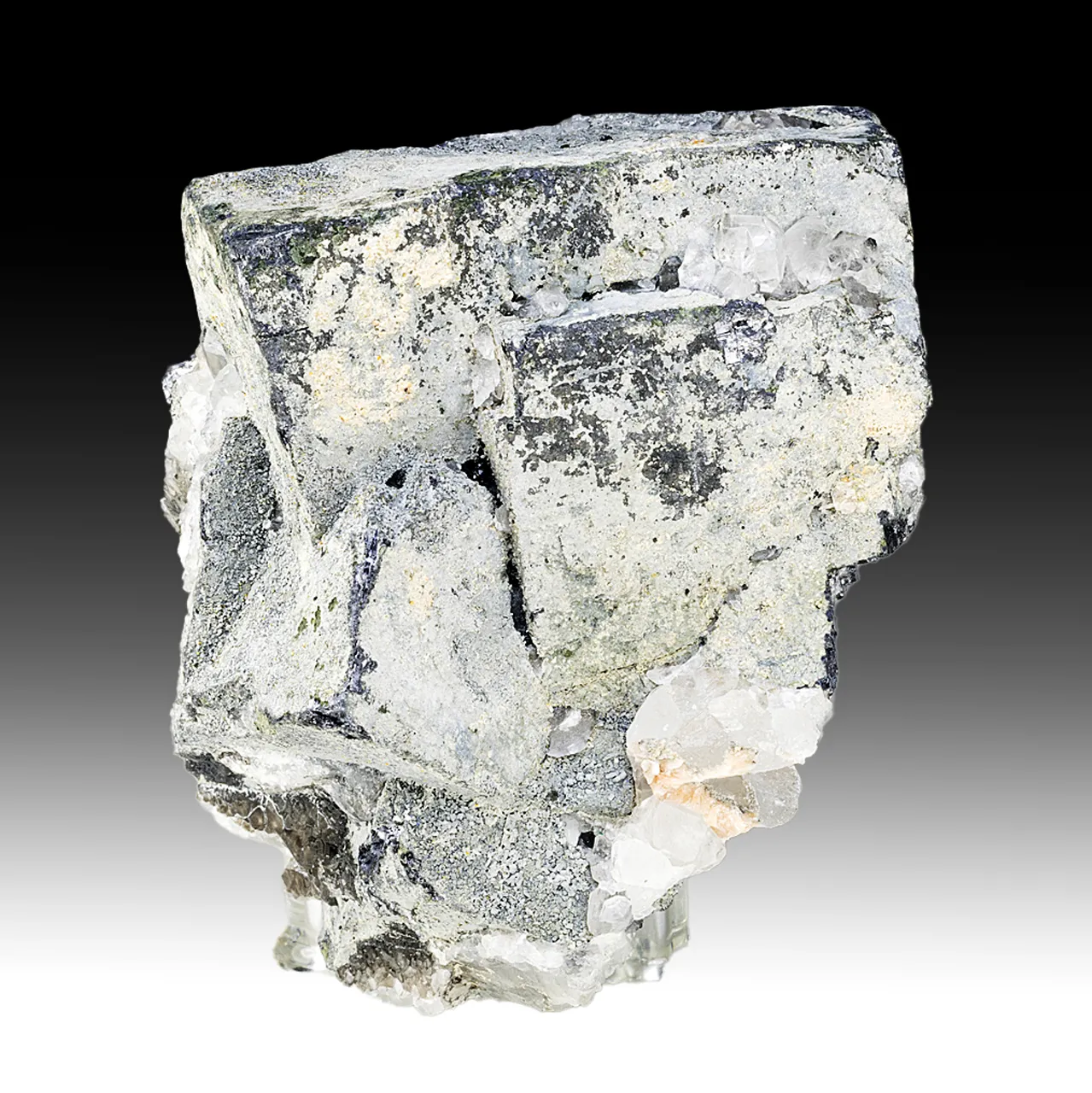 Galena with Cerussite, Plumbogummite, Quartz, Wulfenite - image 1