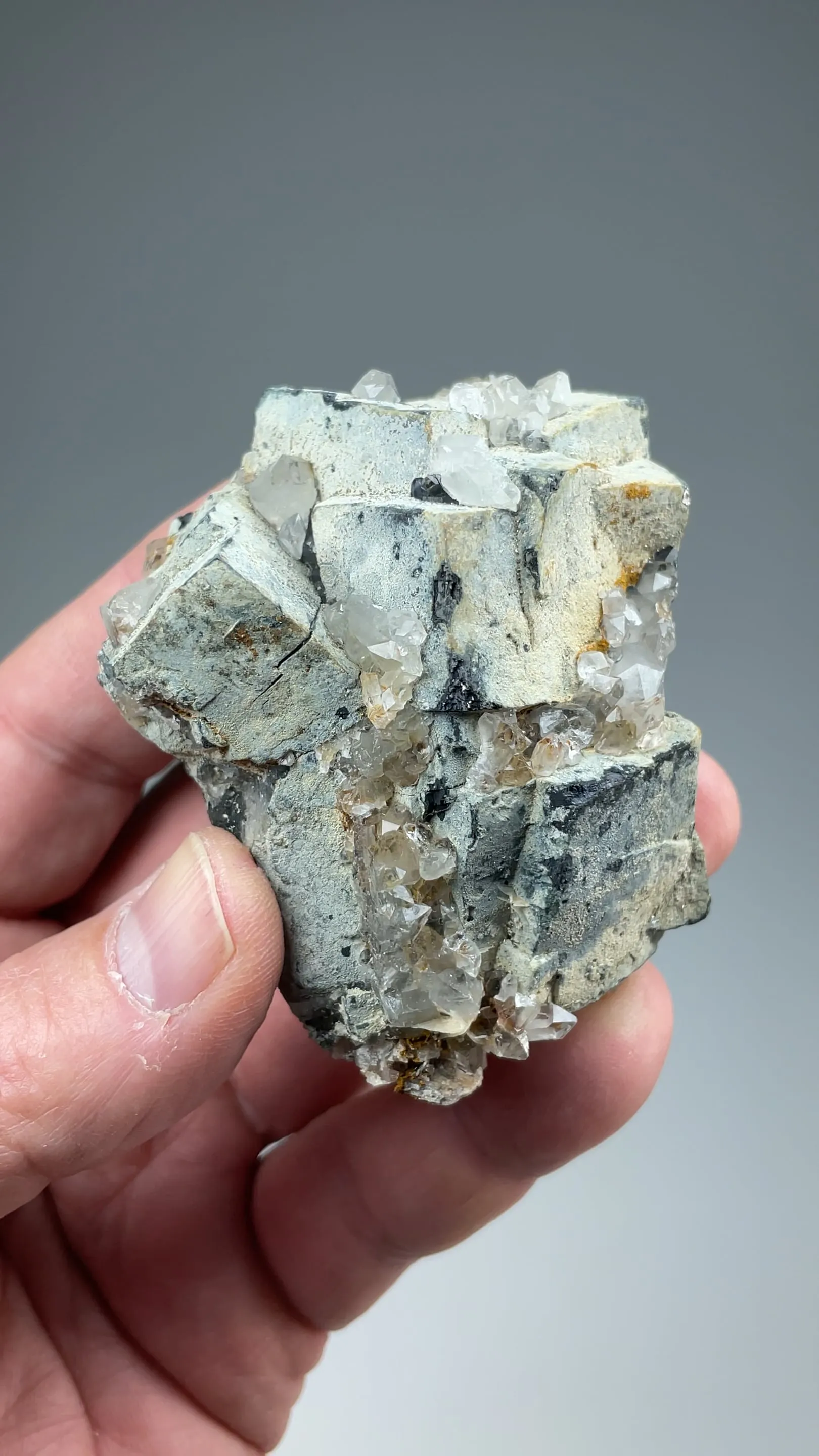 Galena with Cerussite, Plumbogummite, Quartz, Wulfenite - image 2
