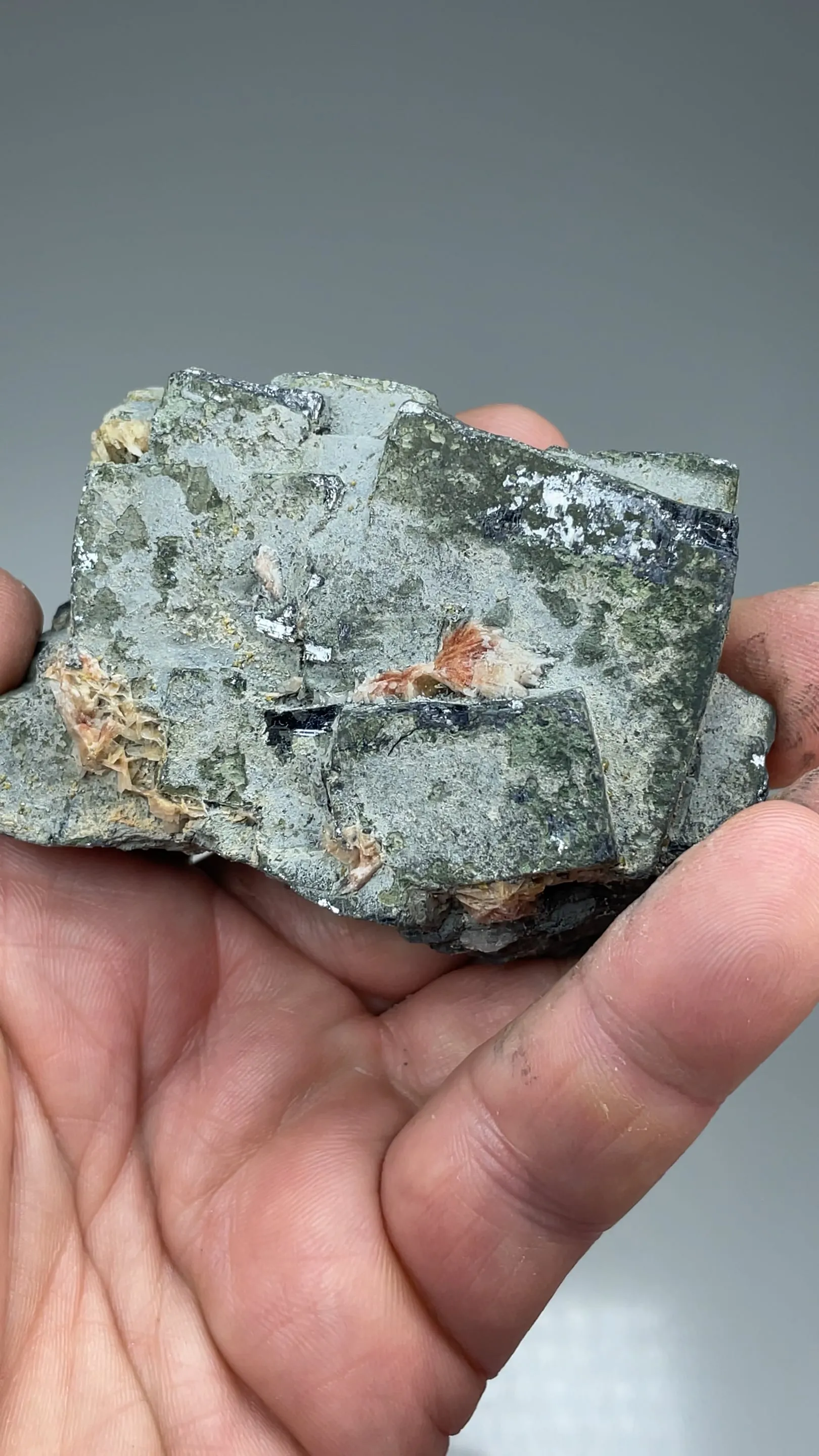 Galena with Cerussite, Plumbogummite, Quartz, Wulfenite - image 2