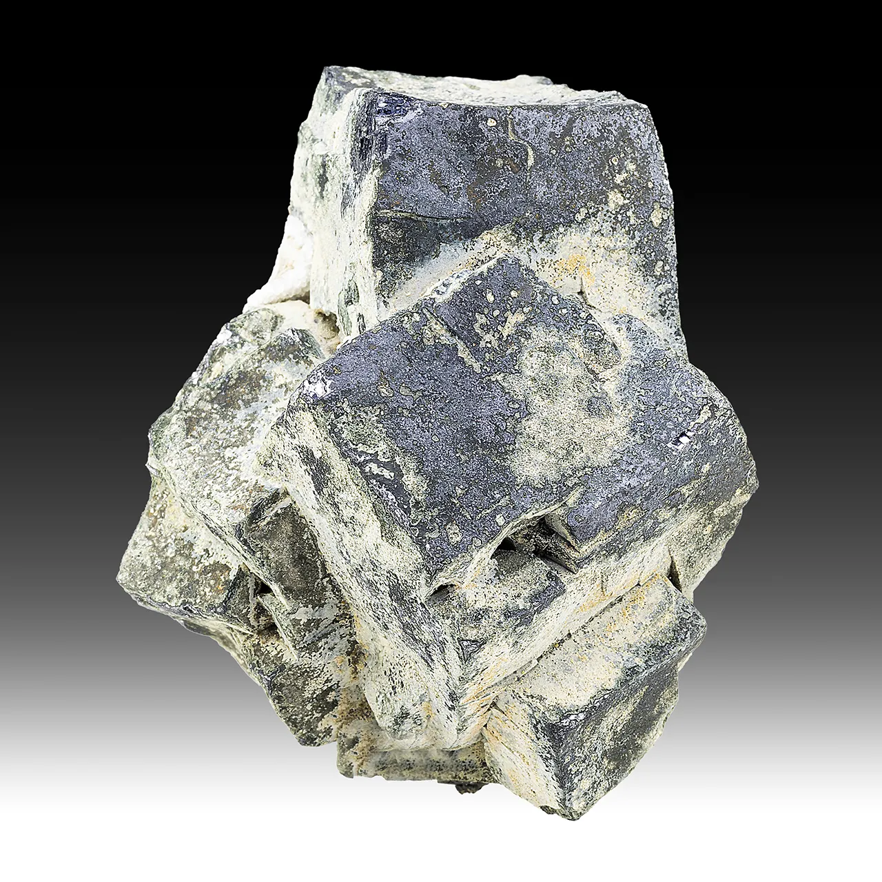 Galena with Cerussite, Plumbogummite, Quartz, Wulfenite - image 1