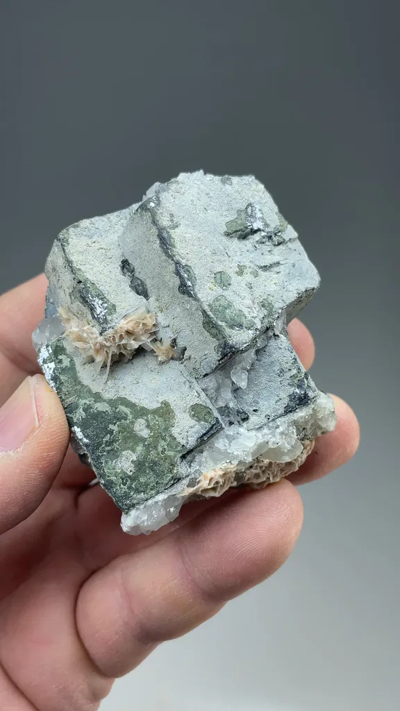Galena with Cerussite, Plumbogummite, Quartz, Wulfenite - image 2