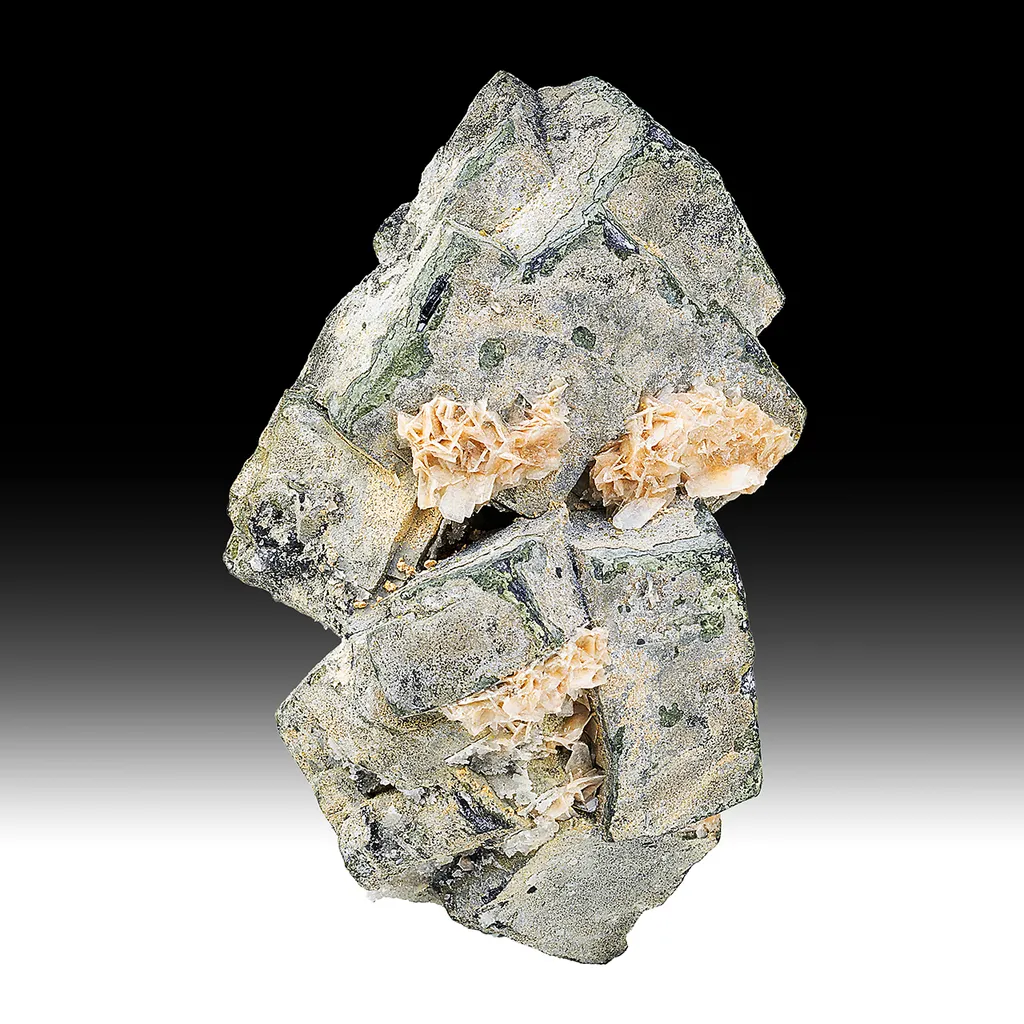 Galena with Cerussite, Plumbogummite, Quartz, Wulfenite image