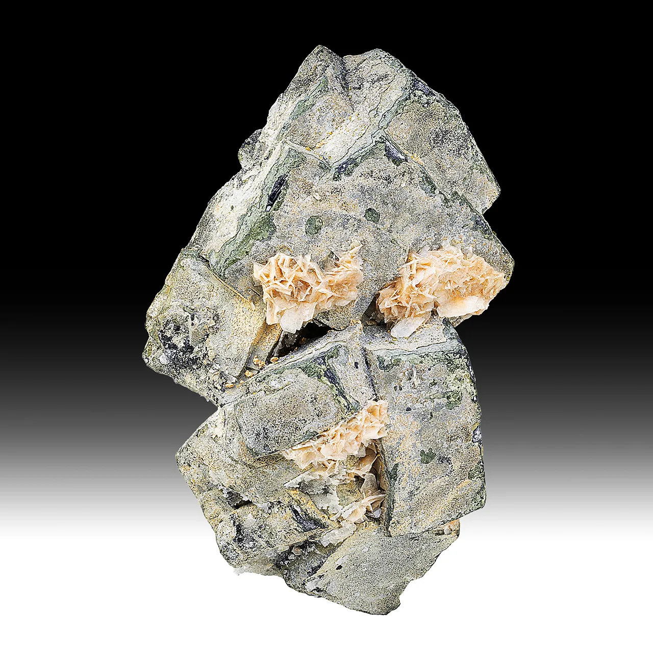 Galena with Cerussite, Plumbogummite, Quartz, Wulfenite - image 1