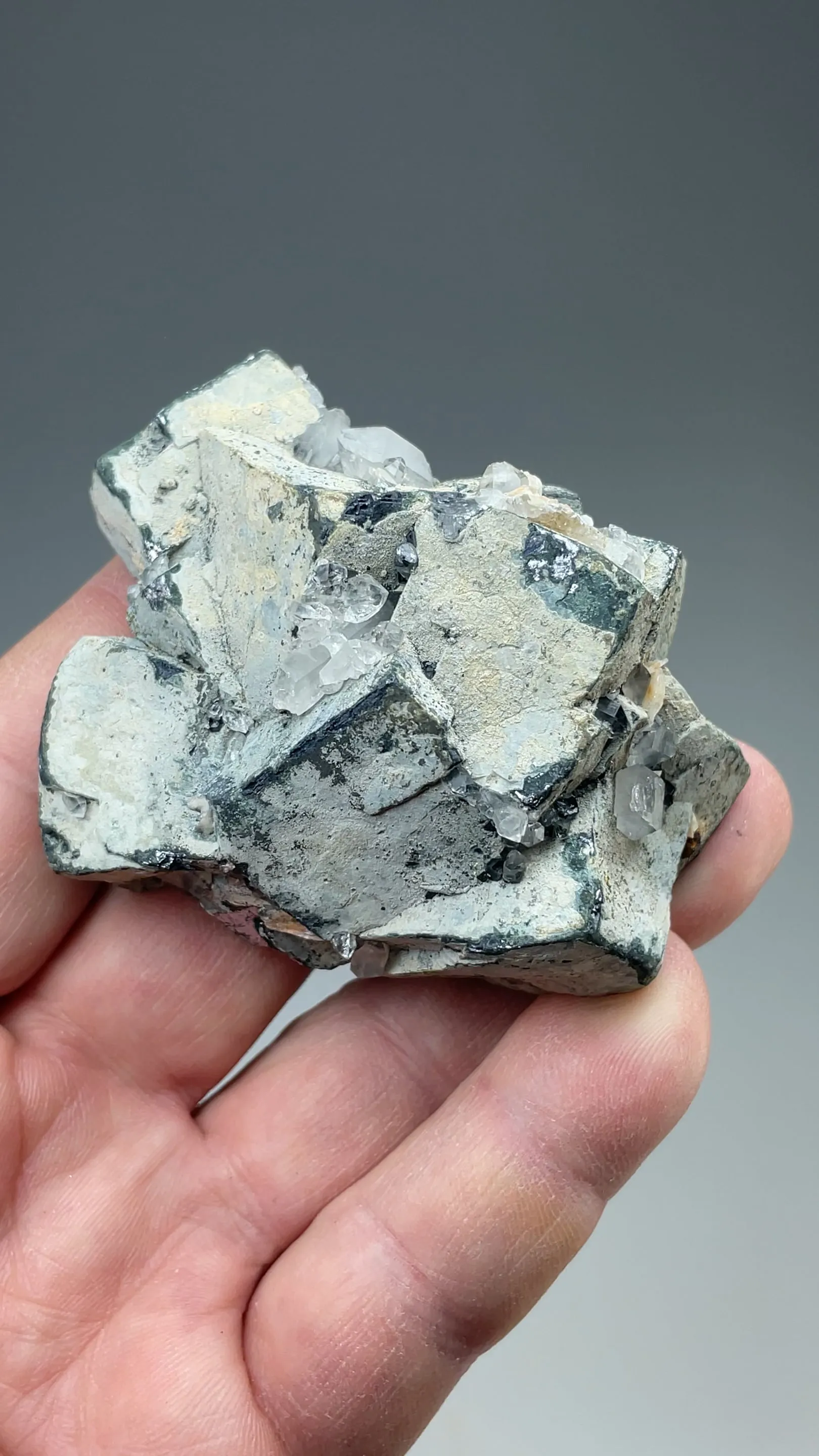 Galena with Cerussite, Plumbogummite, Quartz, Wulfenite - image 2