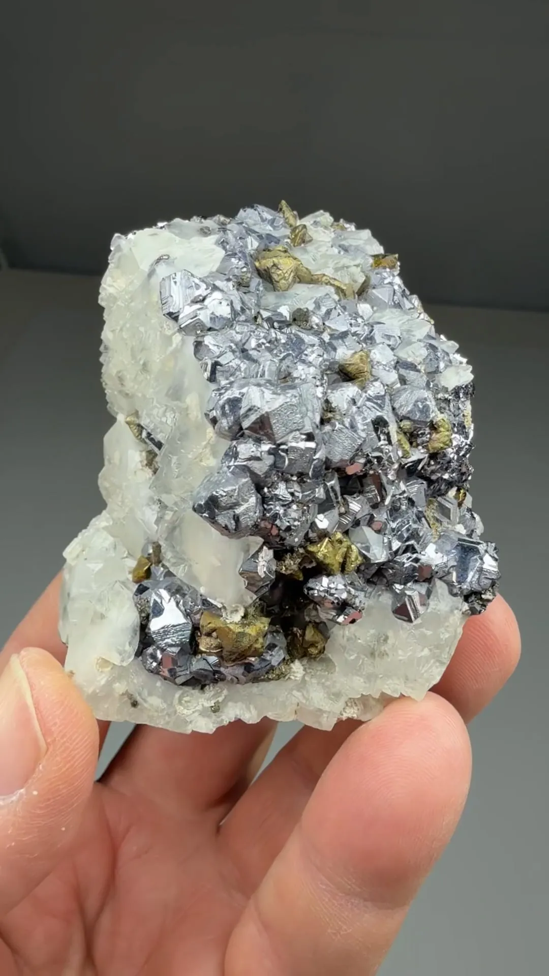 Galena with Chalcopyrite, Calcite - image 2