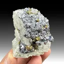 Galena with Chalcopyrite, Calcite - image 1