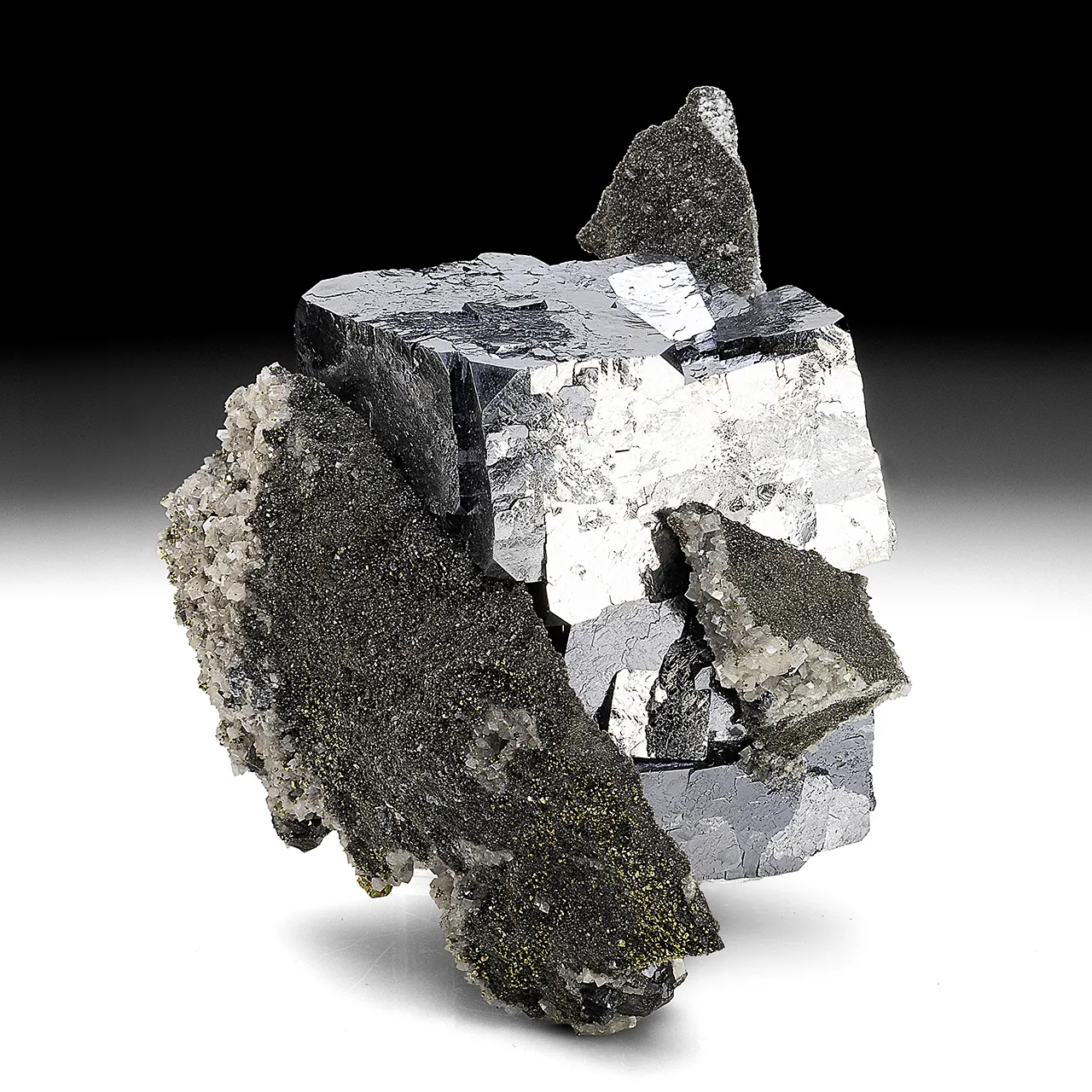 Galena with Chalcopyrite, Dolomite - image 1