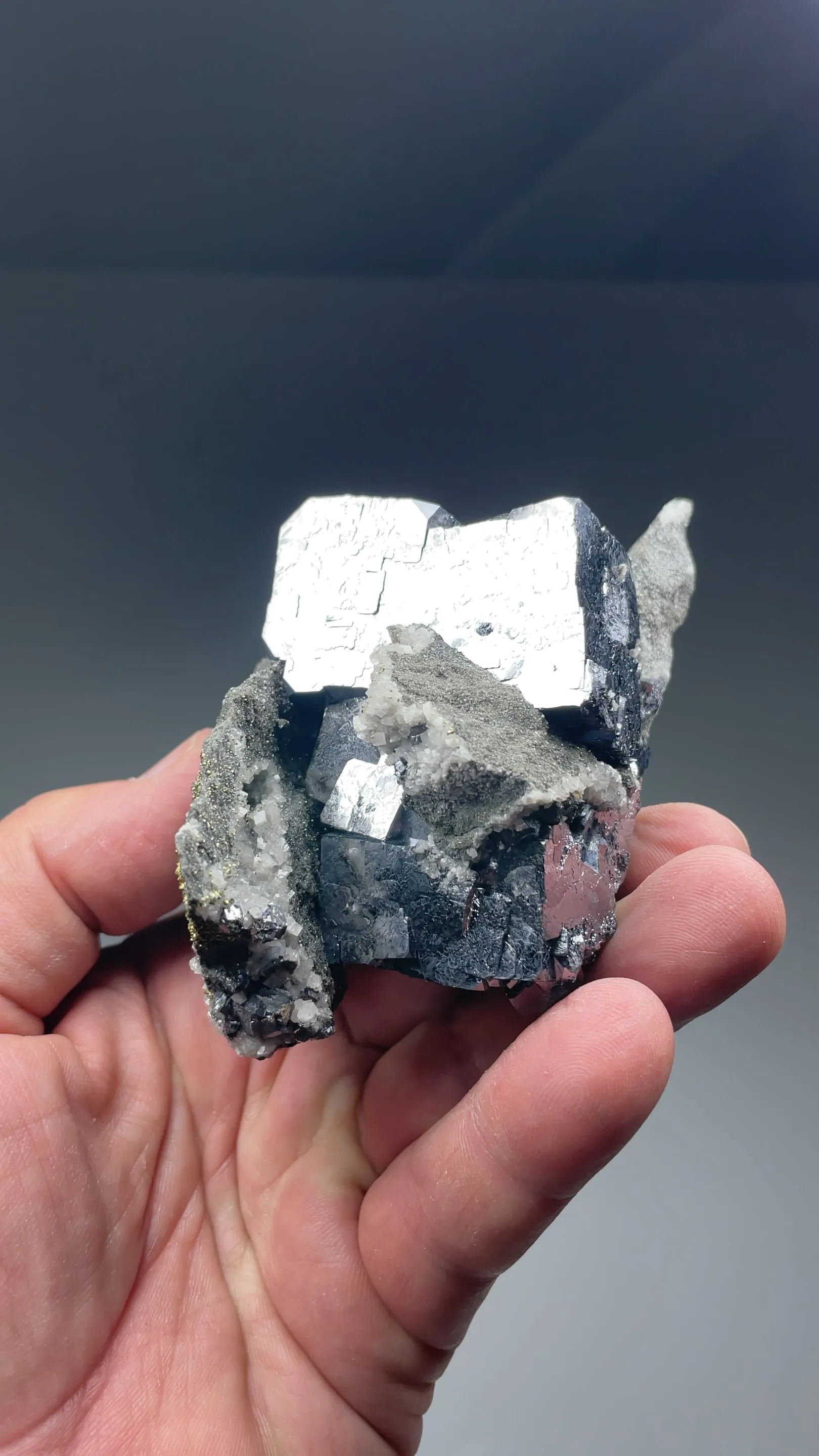 Galena with Chalcopyrite, Dolomite - image 2