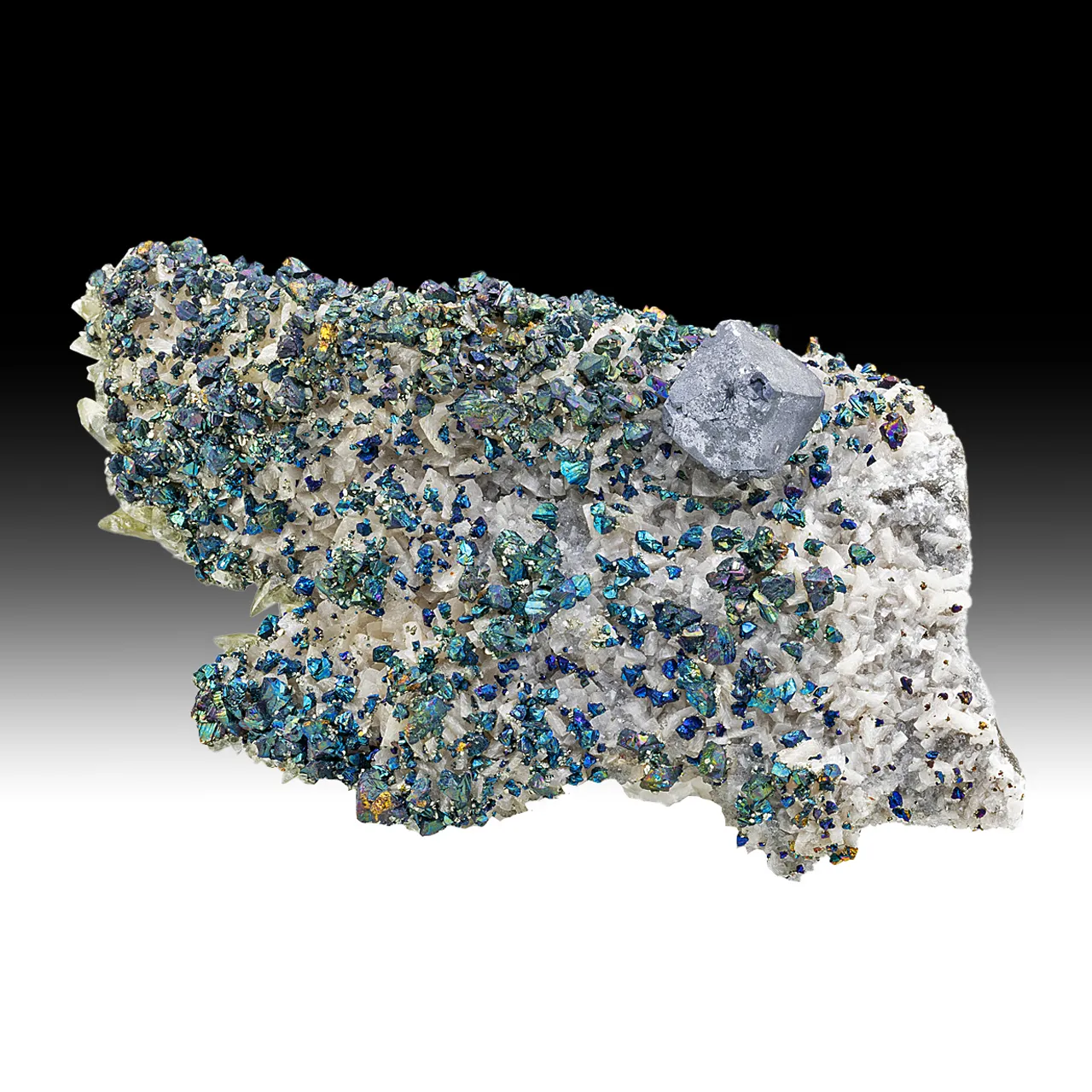 Galena with Chalcopyrite, Quartz, Dolomite - image 1