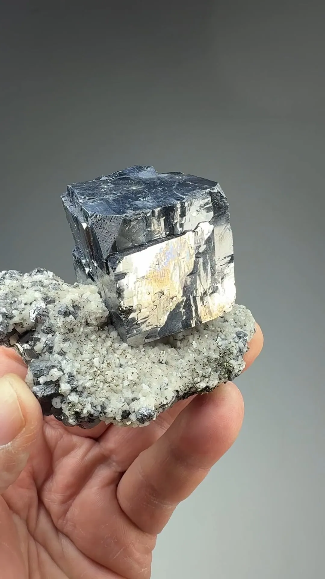 Galena with Dolomite, Chalcopyrite - image 3