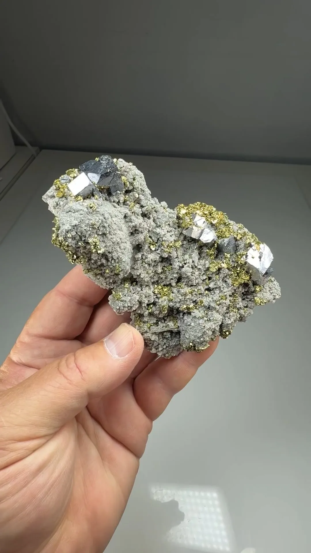 Galena with Dolomite, Chalcopyrite - image 2