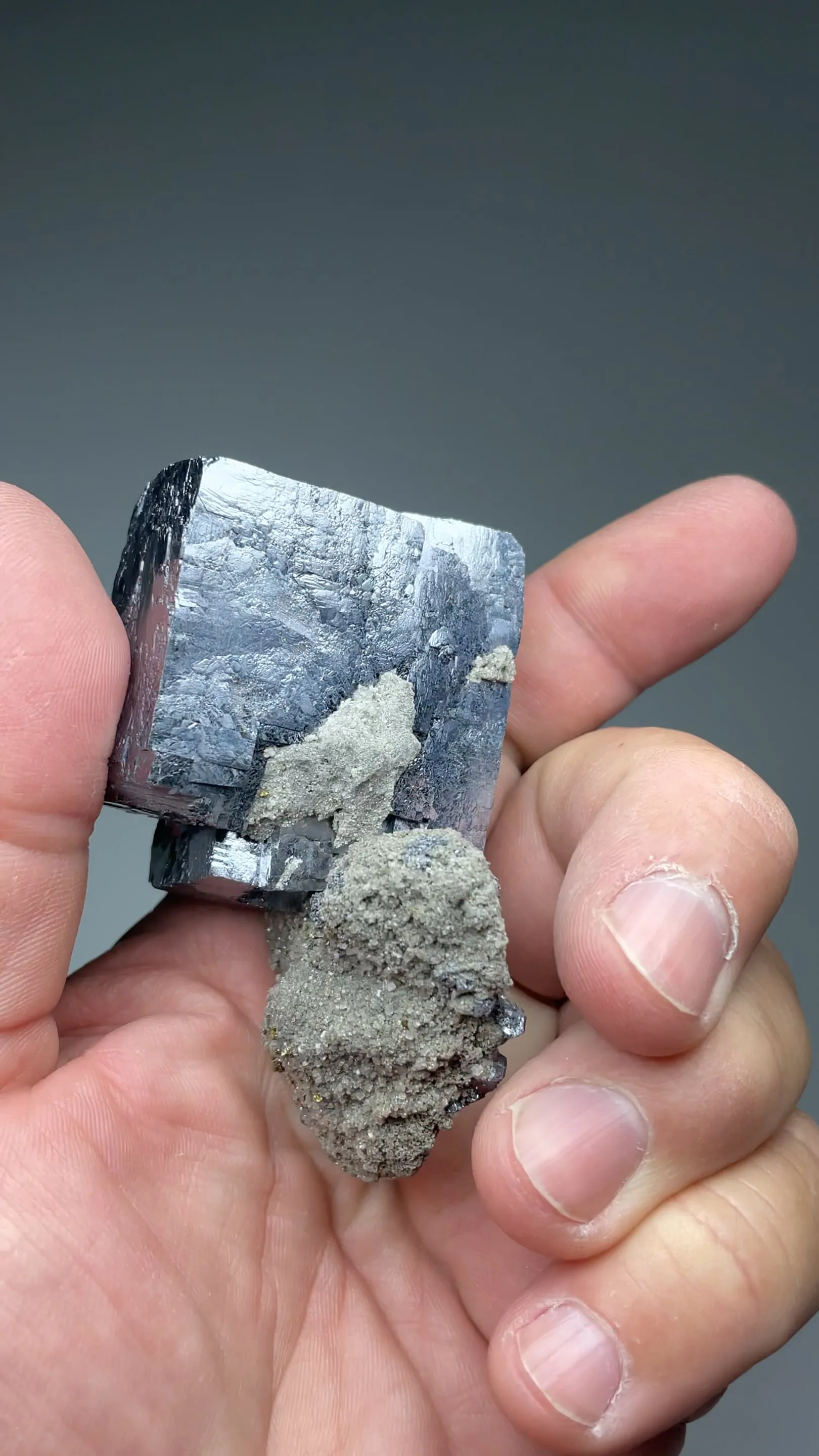 Galena with Dolomite, Chalcopyrite - image 2