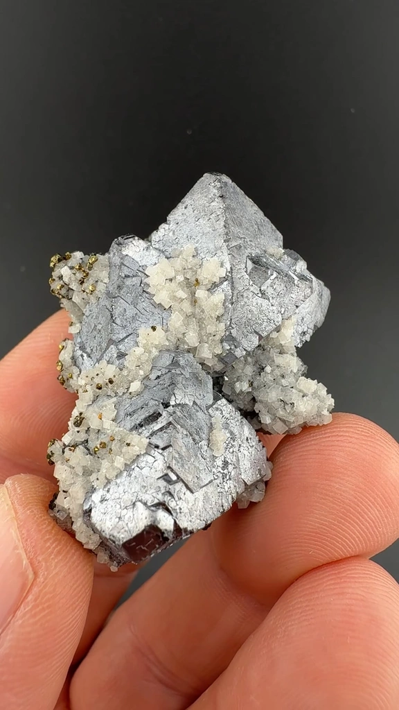 Galena with Dolomite, Sphalerite, Chalcopyrite - image 2