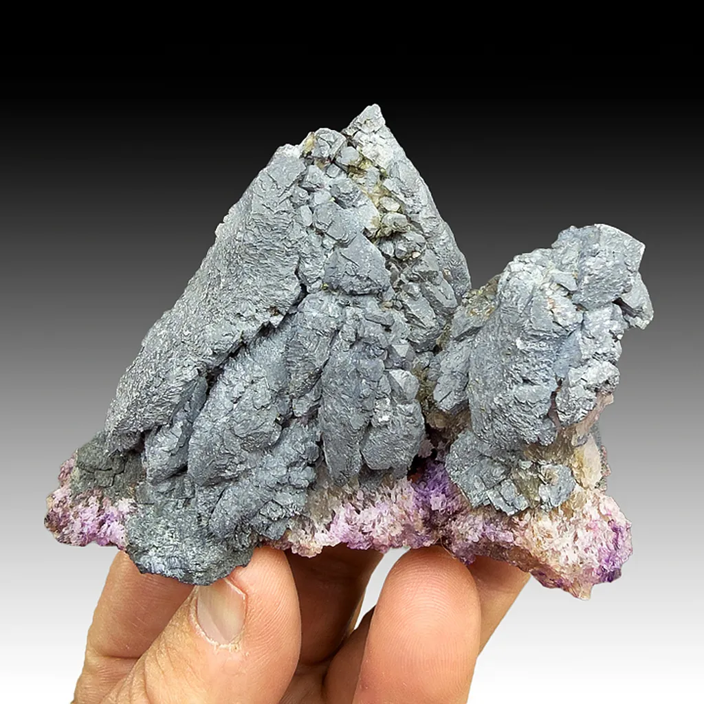 Galena with Fluorite image