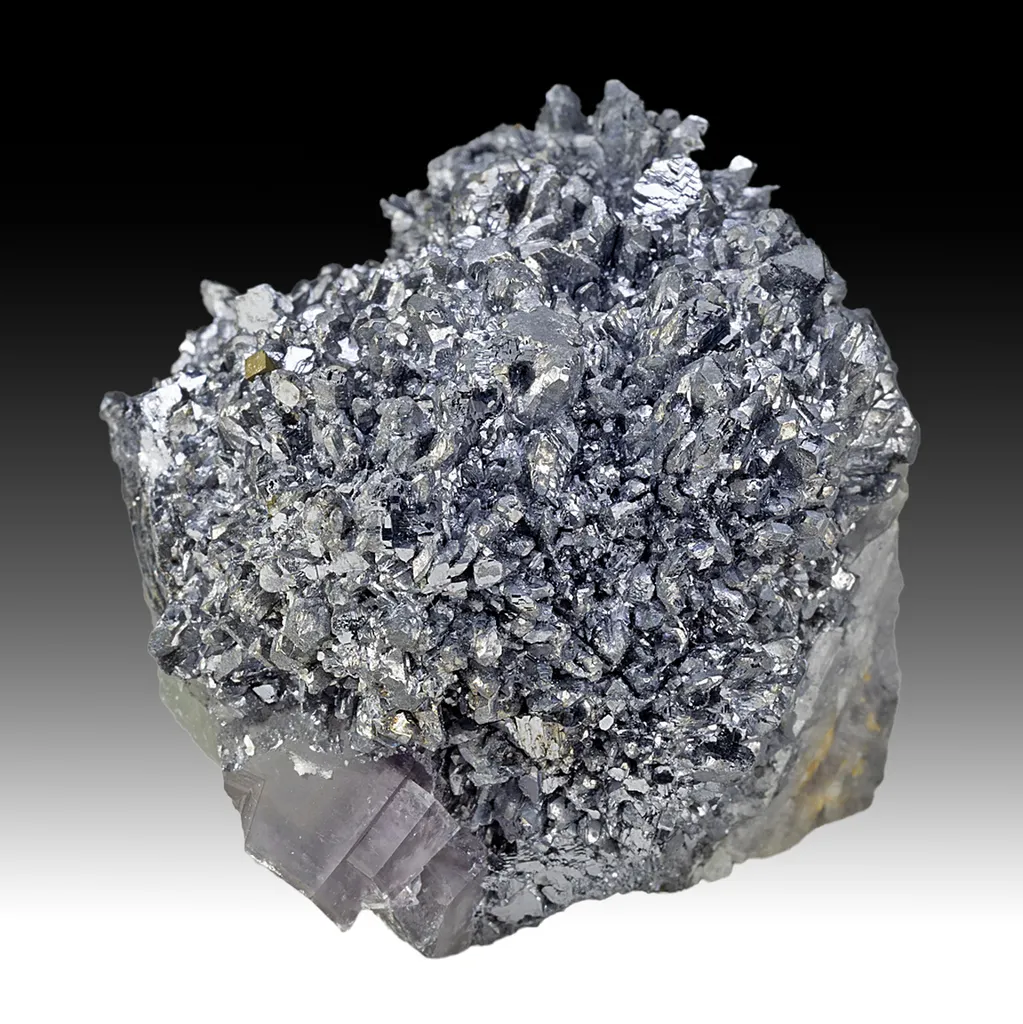 Galena with Fluorite image