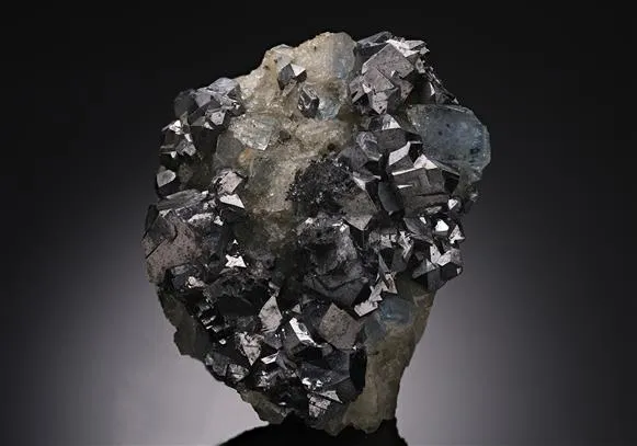 GALENA with FLUORITE - image 1