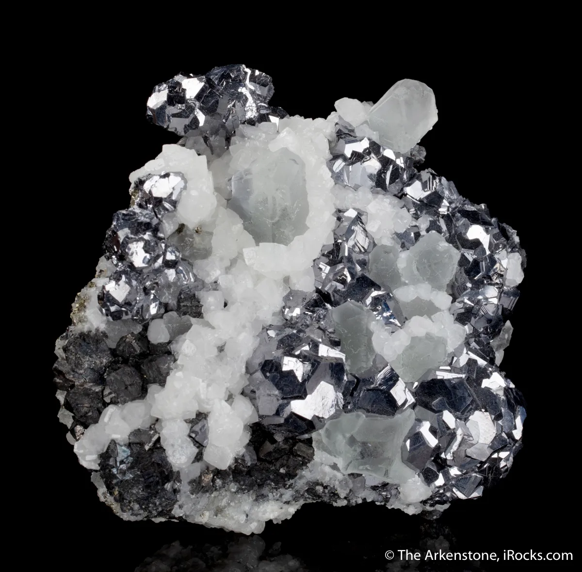 Galena with Fluorite and Calcite - image 5