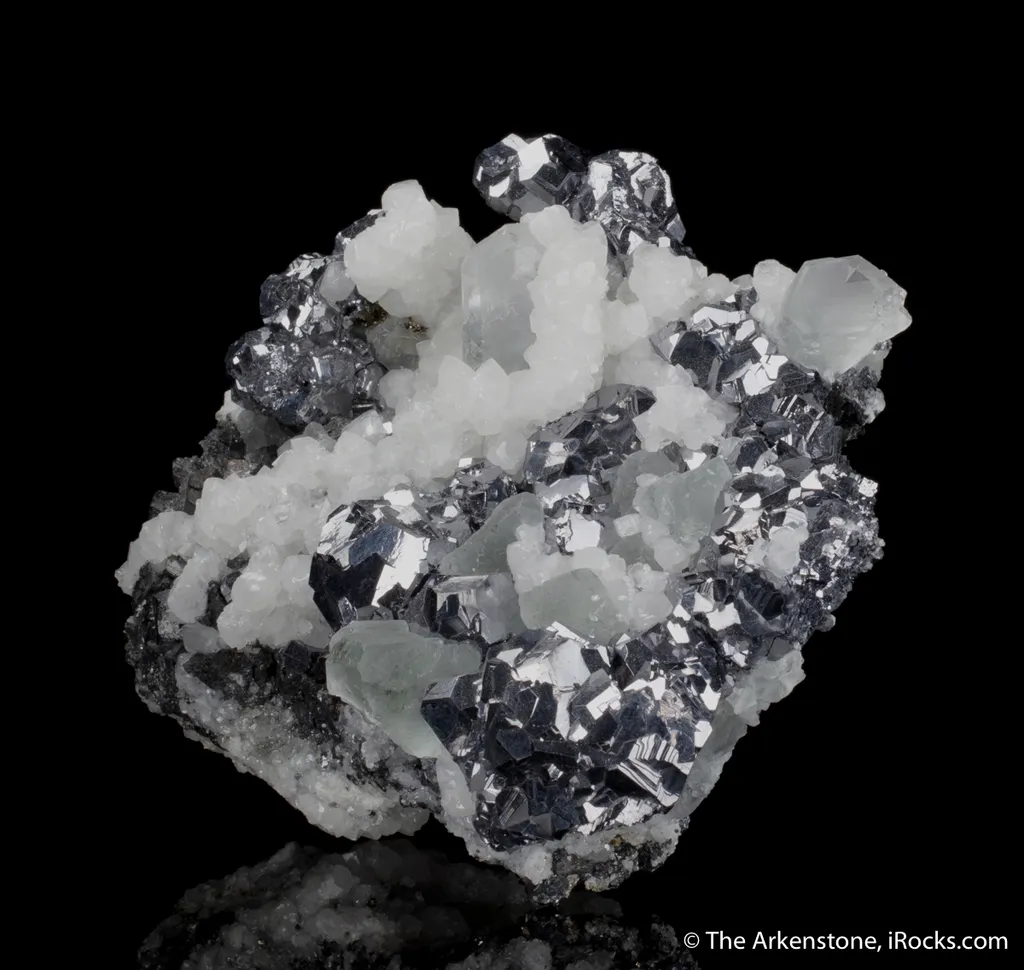 Galena with Fluorite and Calcite - image 3
