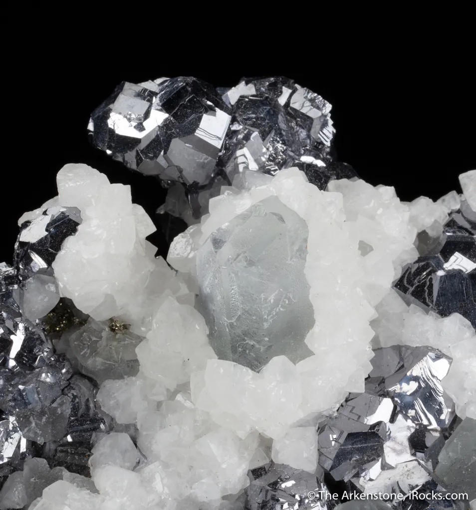 Galena with Fluorite and Calcite - image 6