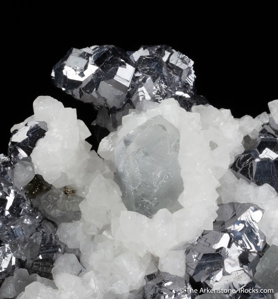 Galena with Fluorite and Calcite - image 6