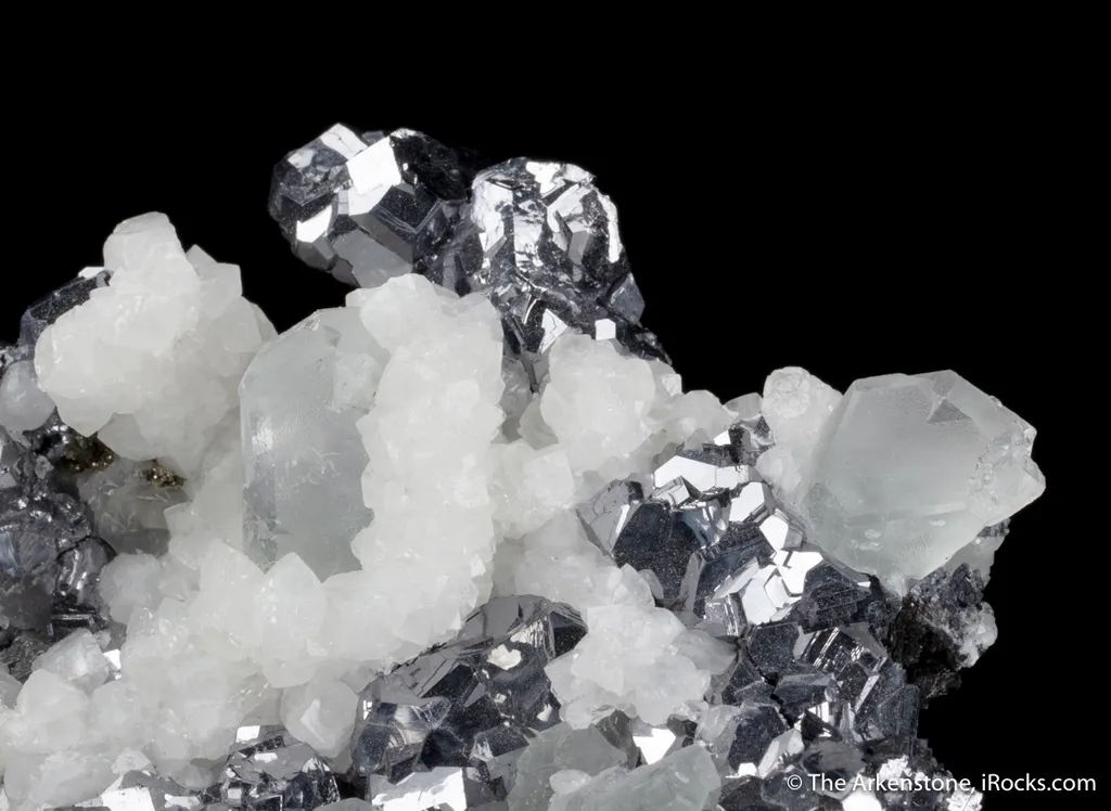 Galena with Fluorite and Calcite - image 4