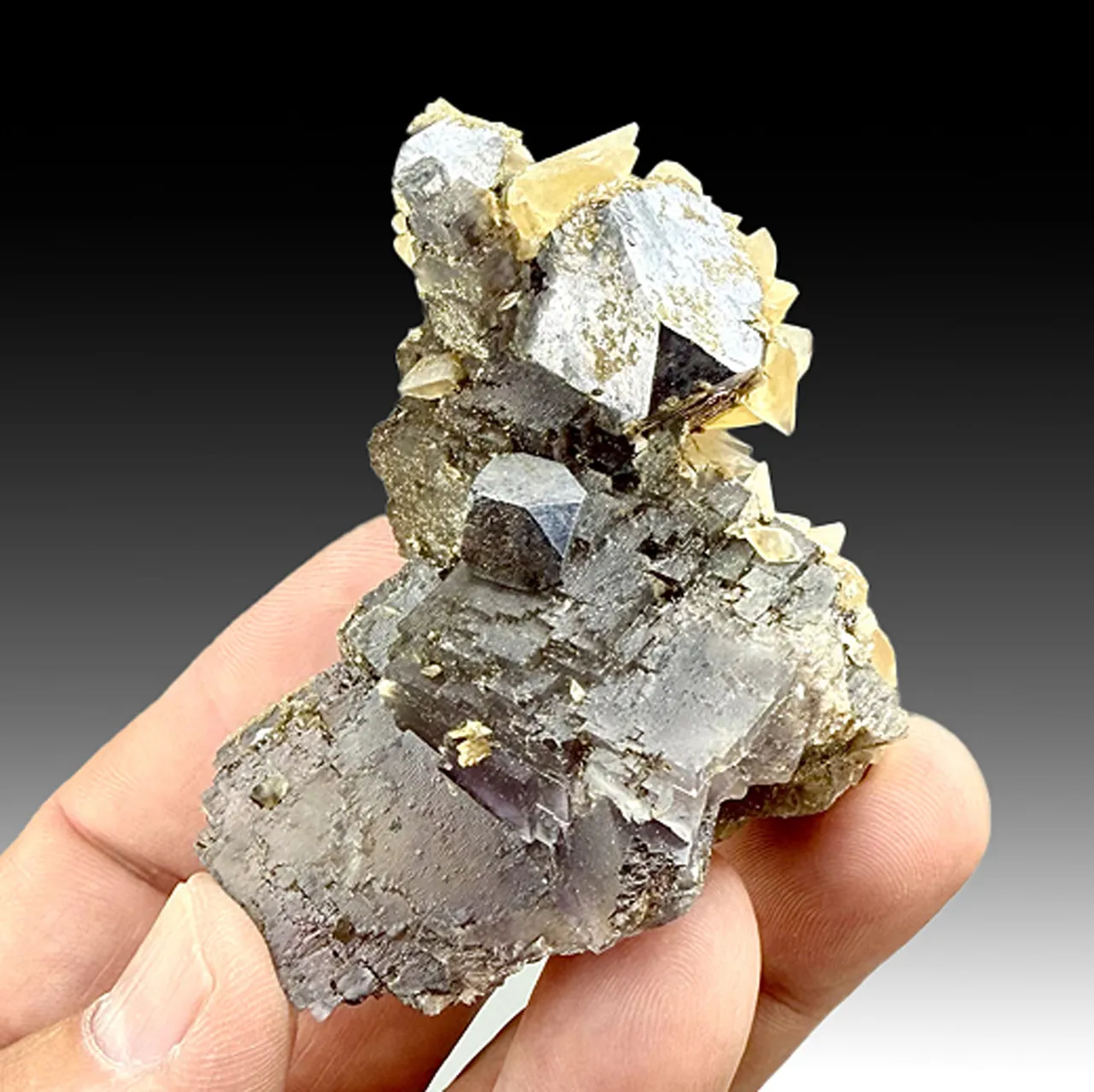 Galena with Fluorite, Calcite (412) - image 1